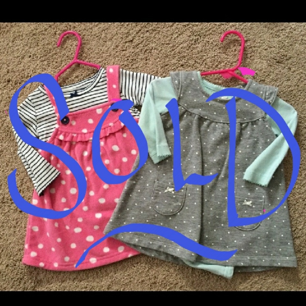 EUC Carters Two-piece dresses 6M